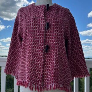 40's style Swing Jacket - Upcycled tablecloth